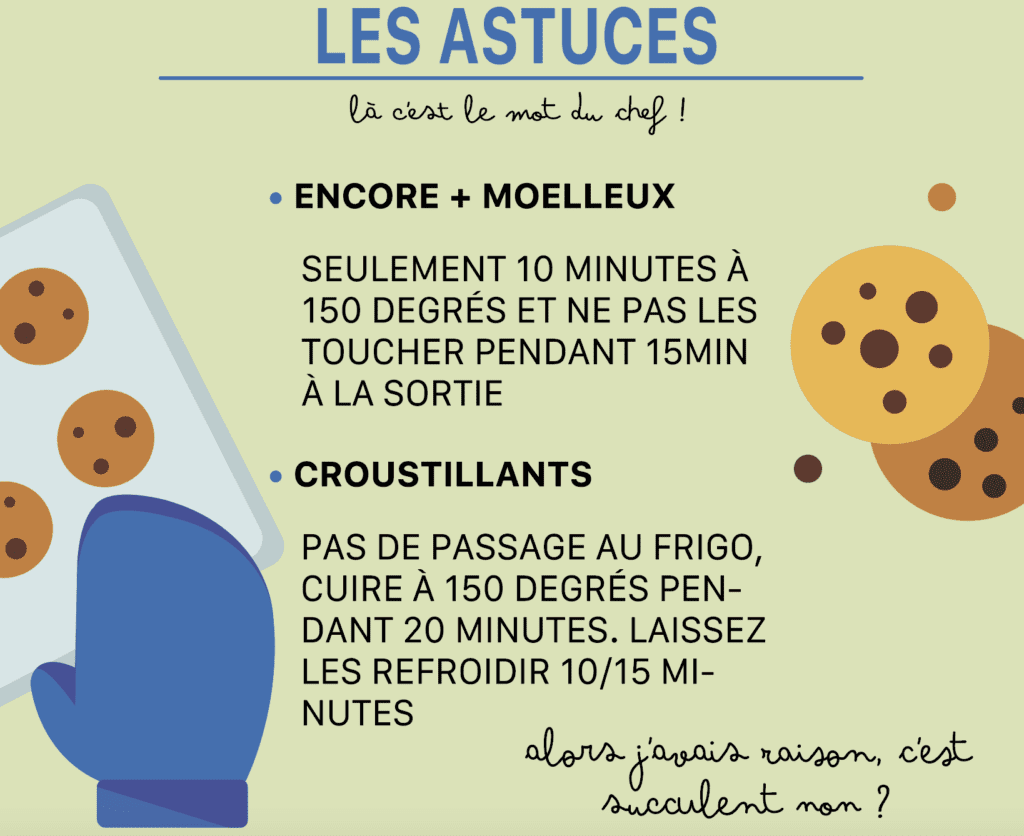 infographie réalisée pour un projet scolaire