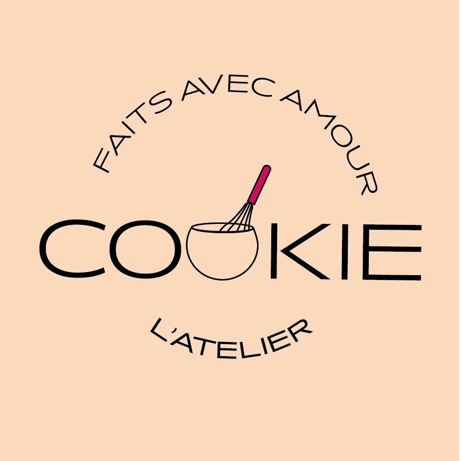 exemple de logo réaliser dans la création et l'imagination du projet "l'atelier cookie"